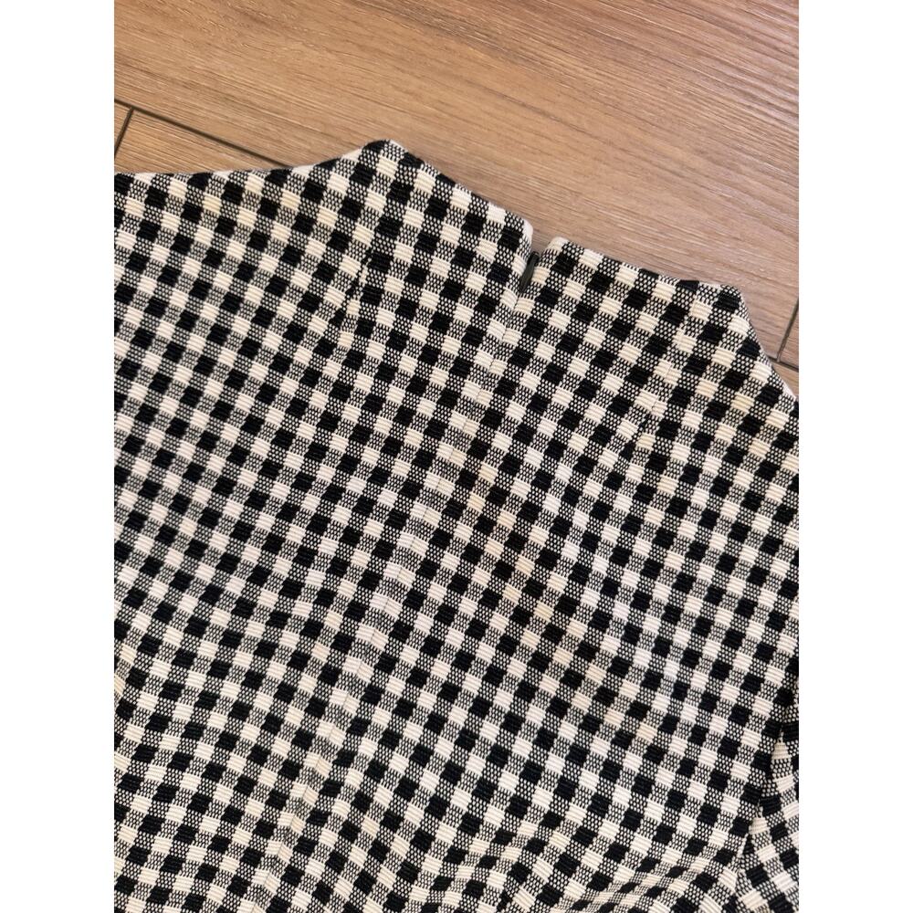 Ann Taylor Black & White Gingham Woven Sheath Dress Size 6 Classic Tailored - Picture 8 of 16
